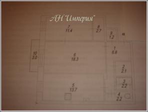 Продаю 2-х комнатную квартиру, Крытый рынок