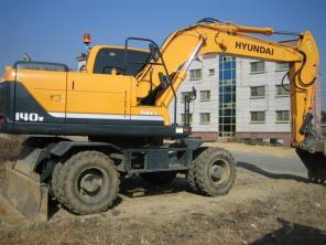 Продам экскаватор колесный Hyundai Robex 140W год выпуска - 2010
