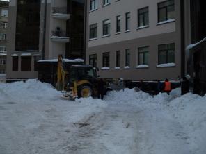 Вывоз снега. Аренда JCB-4cx
