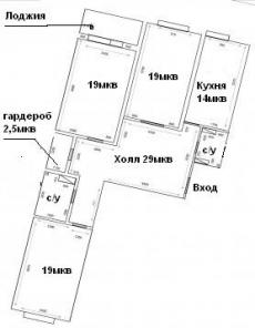 3ккв 112 мкв ул.Беринга д.27 Санкт-Петербург