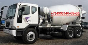 Бетономешалка, бетономиксер, DAEWOO NOVUS бетономиксер 9м3, мощность 390л.с Максимальная масса: 38000кг