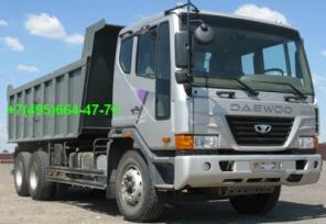 Самосвал, DAEWOO NOVUS самосвал 8x4, мощность 420л.с , грузоподъемность 30 тонн, КПП ZF-16ст