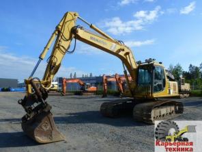 Гусеничный экскаватор Komatsu PC180LC-6K (болотоход).