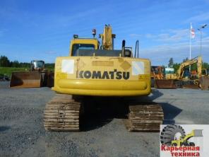 Гусеничный экскаватор Komatsu PC180LC-6K (болотоход).