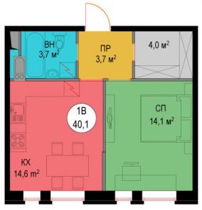 продам 1 к кв в Эдальго (пос. Коммунарка, уч. 2 га, корп. 5) жк Эдальго