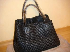 Bottega Veneta кожаная сумка