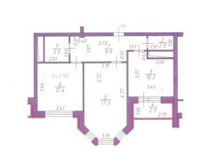 2-х комн. квартира г. Красногорск ул Павшинская д2