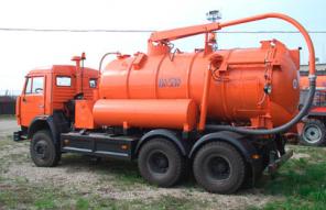 Илососная машина КО-530-01 на шасси КамАЗ-65115
