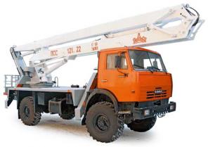 Автовышка ПСС-121.22 на шасси КамАЗ-4326