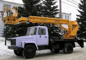 Автовышка АПТ-18.02 на шасси ГАЗ-3309