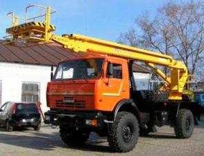Автовышка ПСС-131.22 на шасси КамАЗ-4326