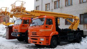 Автогидроподъемник ПСС-131.22 на шасси КамАЗ-43253