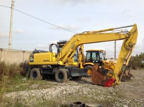 Колесный экскаватор komatsu pw 220 2007 г в наличии , ввезен из Европы