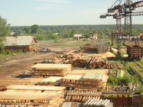 Производство и продажа оцилиндрованного бревна