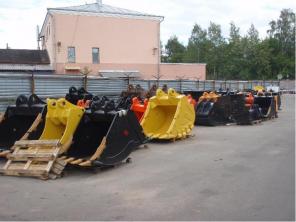 Продажа ковшей и рыхлителей для экскаваторов по наличию