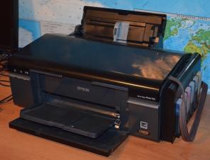 Продам фотопринтер Epson Stylus Photo T50 с СНПЧ
