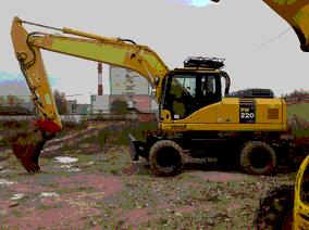 Колесный экскаватор KOMATSU 220 2007г.в ,в наличии, доставка по РФ