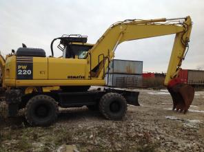 Колесный экскаватор KOMATSU 220 2007г.в ,в наличии, доставка по РФ