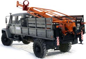 Бурильно-крановая машина БКМ-317-03 на шасси ГАЗ-33081