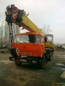 Аренда автокрана "ИВАНОВЕЦ" 25т КС-54711 2008 г. стрела 21,7 м