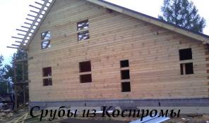Дома из профилированного бруса