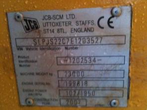 Экскаватор гусеничный JCB JS220, 2007г.
