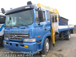 Бортовой с краном Hyundai Gold 2004г, ботр 8.5 т, кран 6т-НОВЫЙ