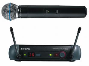 Микрофон SHURE PGX24/BETA58 проф.радиосистема.