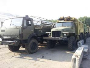 Лесовоз на базе УРАЛА 375 с двиг.ЯМЗ -236