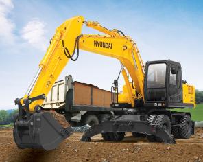 Колесный экскаватор Hyundai R200W-7