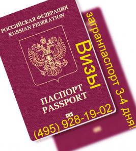 Загранпаспорт, визы