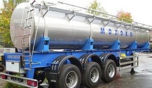 Молоковоз полуприцеп цистерна ППЦПТ-24 для молока наличие, цена.