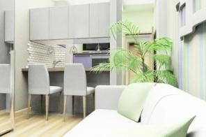 Однокомнатная квартира в ЖК "Оквиль в Мальцево"