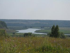Участок с панорамным видом на заповедное озеро
