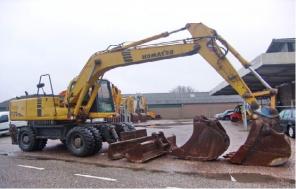 Komatsu PW170ES-6K- колесный экскаватор