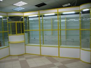 Торговое оборудование для: аптек, продуктовых магазинов, хозтоваров, спортивных, ювелирных, выставочных салонов