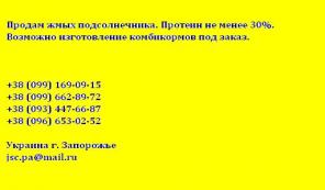 Жмых подсолнечника. Протеин не менее 30%.