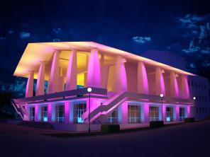 Архитектурная подсветка зданий, домов, гостиниц, ресторанов, торговых центров и т.д.