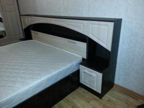 Новый спальный гарнитур с МДФ фасадами.