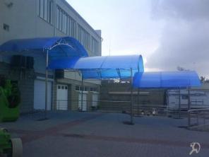 Изготовление навесов и козырьков из поликарбоната в Краснодаре
