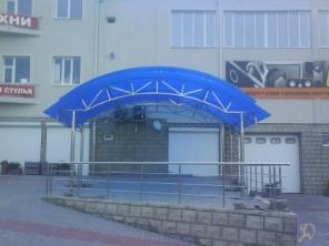 Изготовление навесов и козырьков из поликарбоната в Краснодаре