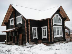 ДОМ, бревно 191м2, участок 13 соток, коммуникации
