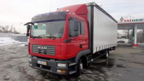 MAN TGL 8.210 штора, спальник, гидроборт