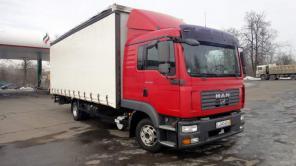 MAN TGL 8.210 штора, спальник, гидроборт