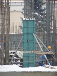 Опалубка круглых колонн