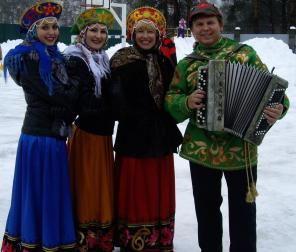 Русский ансамбль "у барина" на свадьбу.