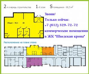 Коммерческая недвижимость в Приморском районе (NCC, ЖК «Шведская крона»