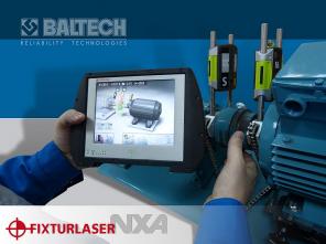BALTECH  new laser system for shaft alignment pumps Fixturlaser NXA Pro