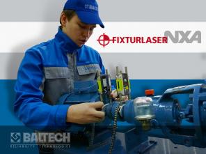 BALTECH  new laser system for shaft alignment pumps Fixturlaser NXA Pro
