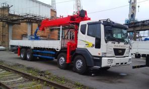 кран-манипулятор Kanglim 1256 на базе Daewoo Novus